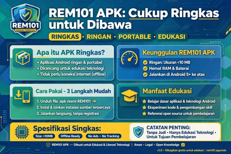 REM101 APK: Cukup Ringkas untuk Dibawa