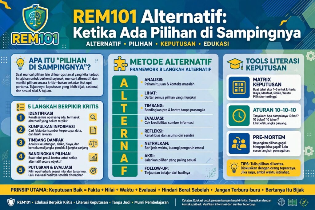 REM101 Alternatif: Ketika Ada Pilihan di Sampingnya