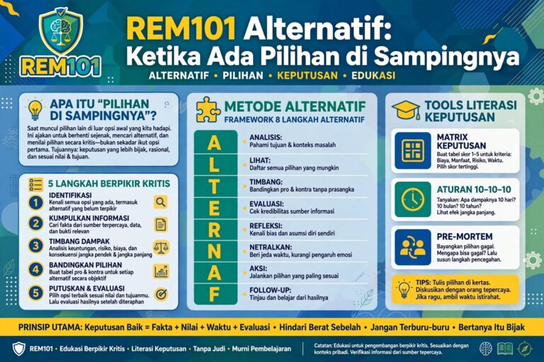 REM101 Alternatif: Ketika Ada Pilihan di Sampingnya