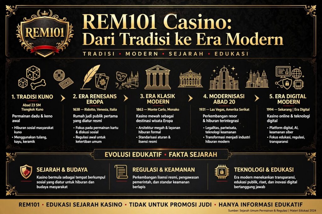 REM101 Casino: Dari Tradisi ke Era Modern